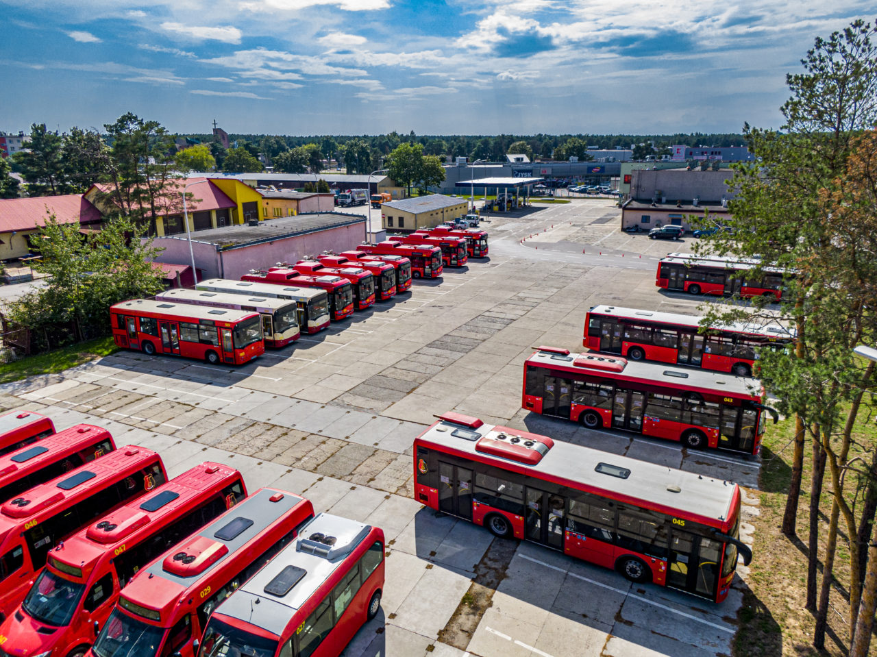 Zajezdnia autobusów miejskiej komunikacji w Stalowej Woli